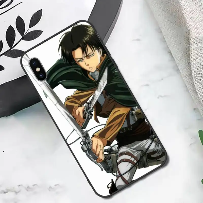 

Hot Japan Anime Attack On Titan Phone Case Candy Color for iPhone 6 7 8 11 12 s mini pro X XS XR MAX Plus