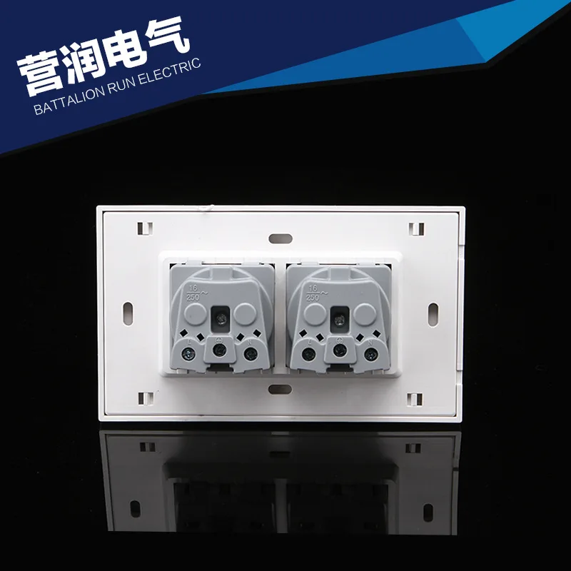 Тип 146 мм Европейский немецкий стандарт розетка с двойными стенками