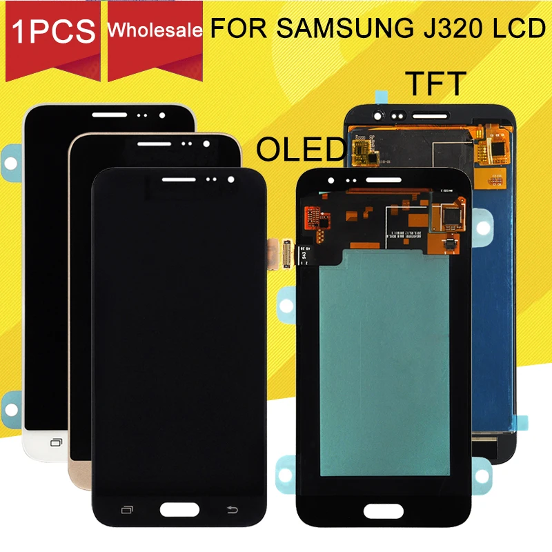 Dinamico продвижение J320 Lcd для Samsung Galaxy J3 2016 дисплей J320F J320H J320M J320FN сенсорный экран