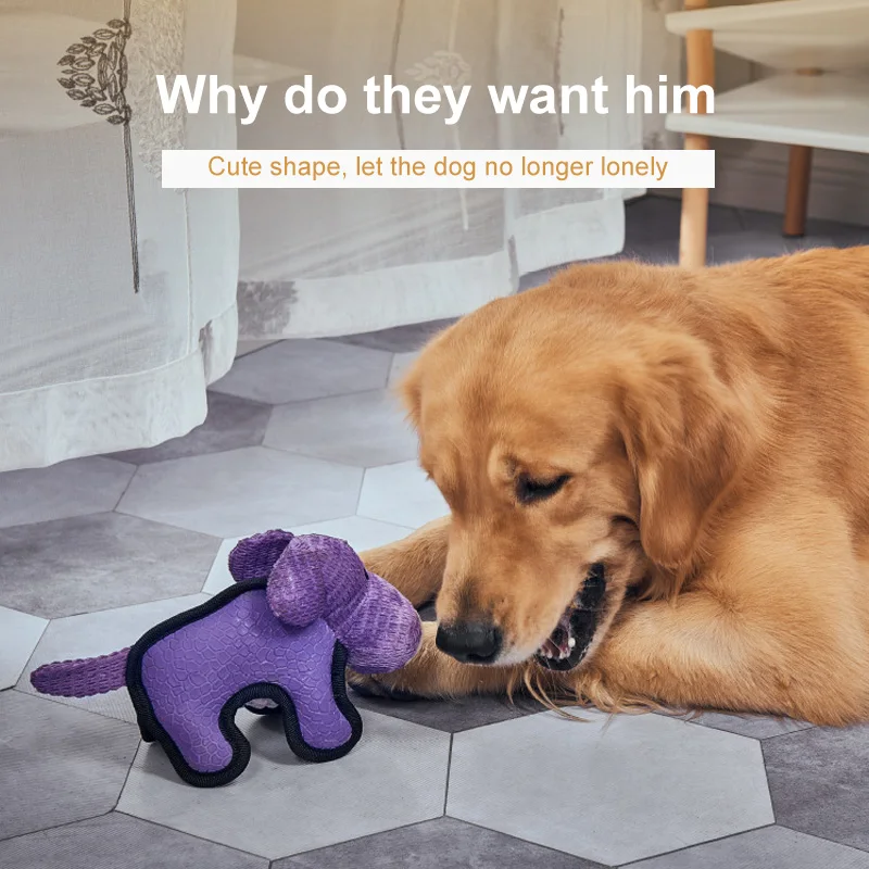 

Pet Voice Plush Toy Teeth Cleaning Odor Absorption Cartoon Cotton Rope Toys Anti-bite Molar Dog Toy Pets Accessories Supplies