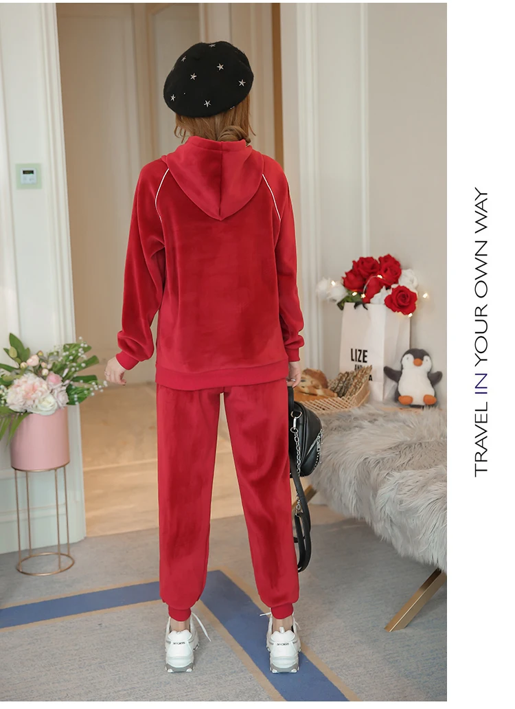 8332# зимняя модная одежда для кормящих мам, костюмы для кормления, толстовки, комплекты одежды для беременных женщин, Спортивная повседневная одежда для беременных