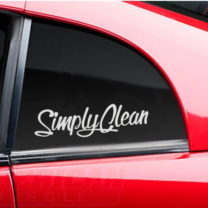 Наклейка Simply Clean V2 забавная на окно JDM грузовик наклейка автомобиля 19*7 см |