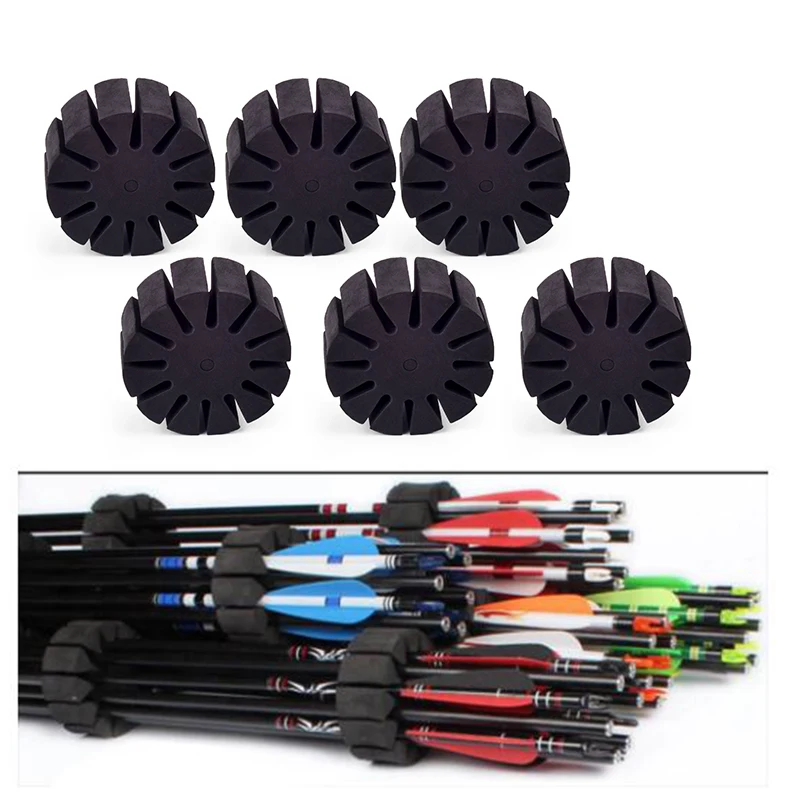 

6pcs Hunting Crossbow Archery Arrows Holder EVA Foam Arrow Rack Separator Arrows Quiver Display Support Arrows Protection