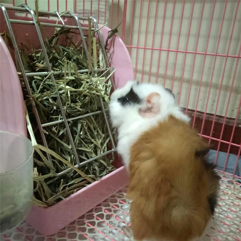 Кормушка для травы кролика Весенняя соломенная рамка корзина маленькая домашняя