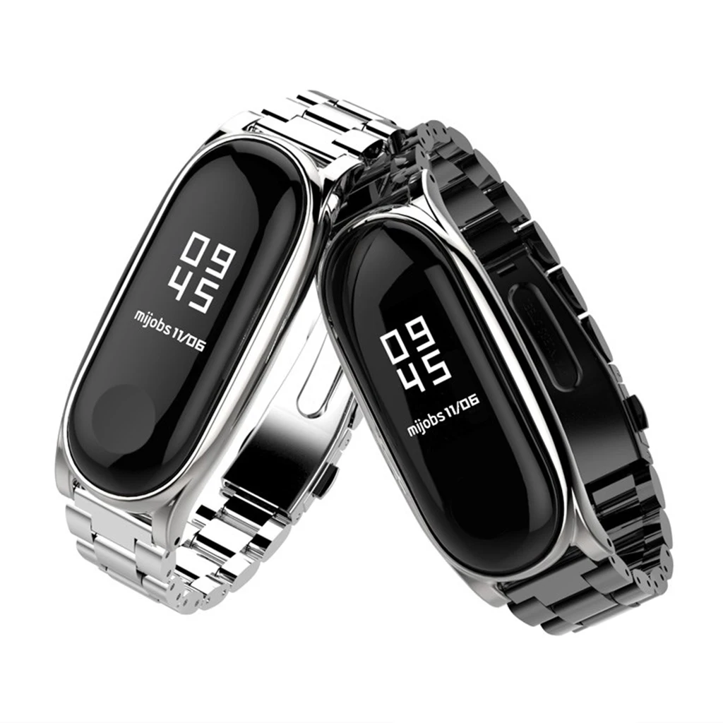 Запасной металлический ремешок для наручных часов с пряжкой надежно