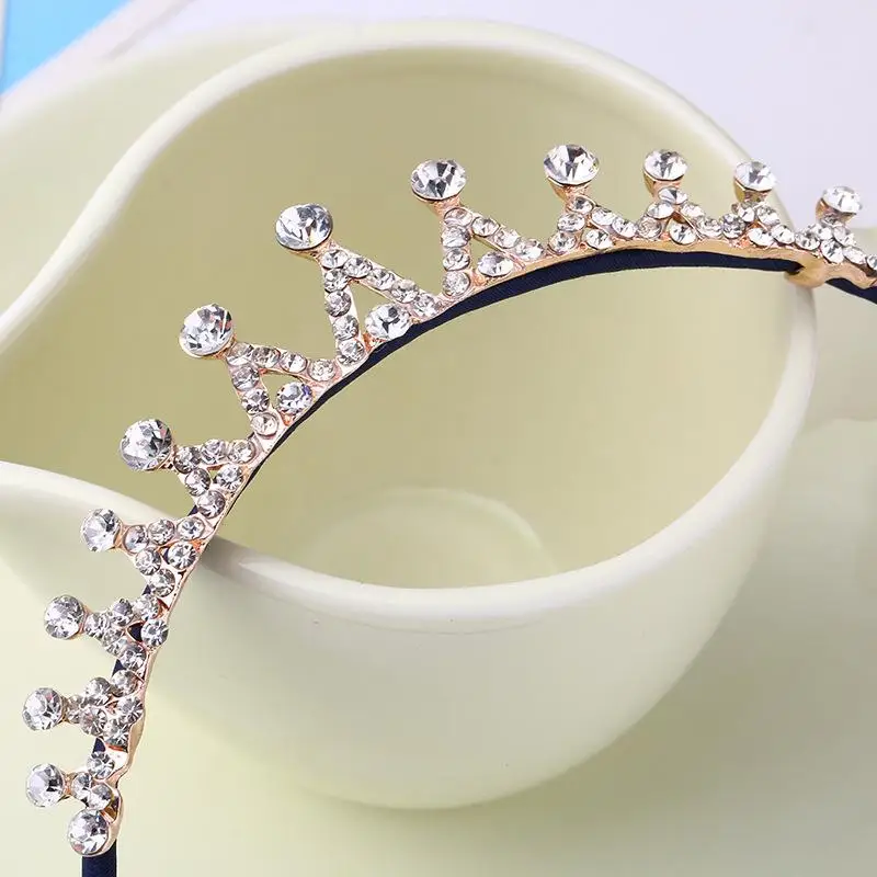 Ободок Стразы Однотонный женский Элегантный Модный ободок для волос изящный