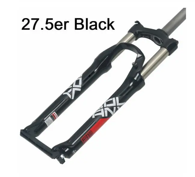 27.5er Black Новинка Bolany 26/27. 5/29er горный велосипед из алюминиевого сплава, механическая вилка с подвеской, Пружинная Вилка, амортизирующая для велосипедных аксессуаров - Color: 27.5er Black