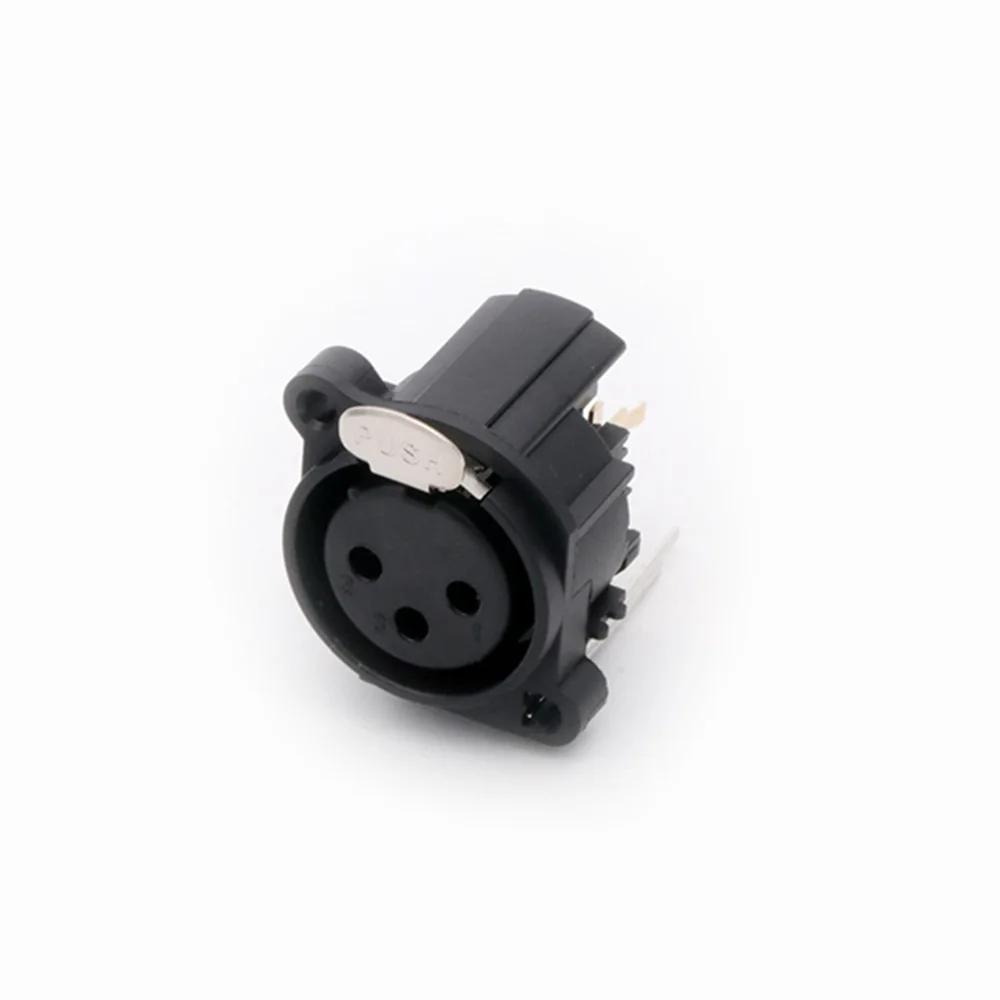 50pcs/25sets Plastic 3Pin XLR Male Plug+Female Socket Set Panel Mounted Connector 3Core Converter Adapter Jack | Обустройство дома