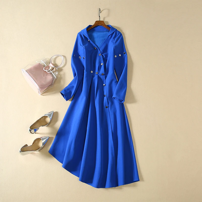 Высокое качество новейшая мода 2019 дизайнерское подиумное макси платье женское с