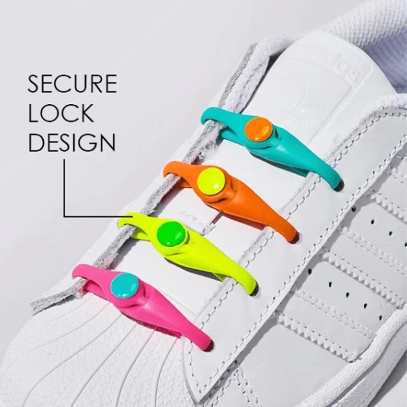 

Силиконовые шнурки для кроссовок, круглые, эластичные, без завязывания, 14/шт./упак.