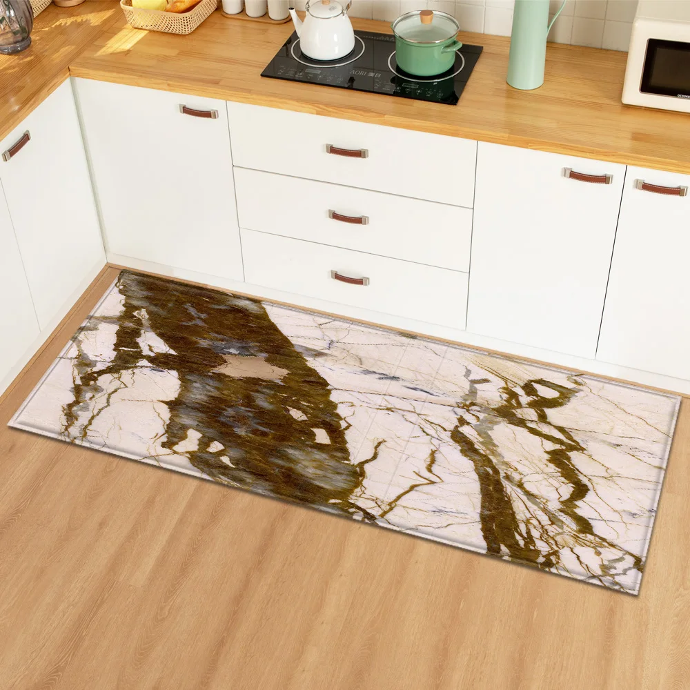 

Mat In The Bathroom Kitchen Living Room Carpet Home Entrance Doormat Bedroom Bedside Decoration Hallway Balcony Marble Floor Rug
