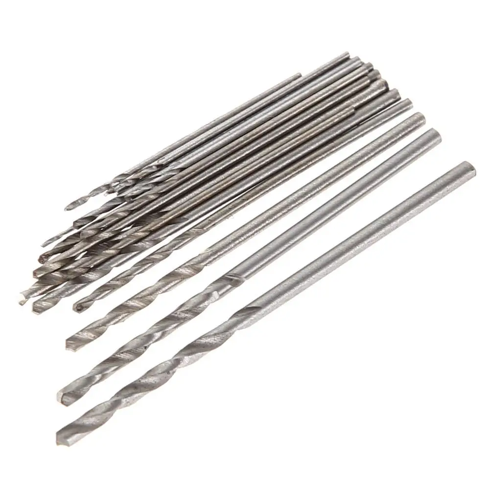 

20x Drill Bit Set MICROBOX Tiny Micro HSS Twist Drill Bit Set 0.3mm-1.6mm Model Craft Precision Crafts Jewellery Watch Repair