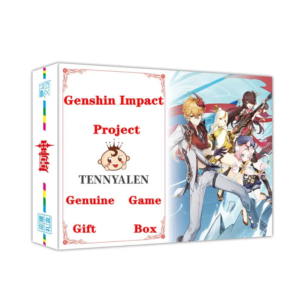 Подарок на удачу сумка игра Genshin Impact реквизит для косплея значок аниме браслет