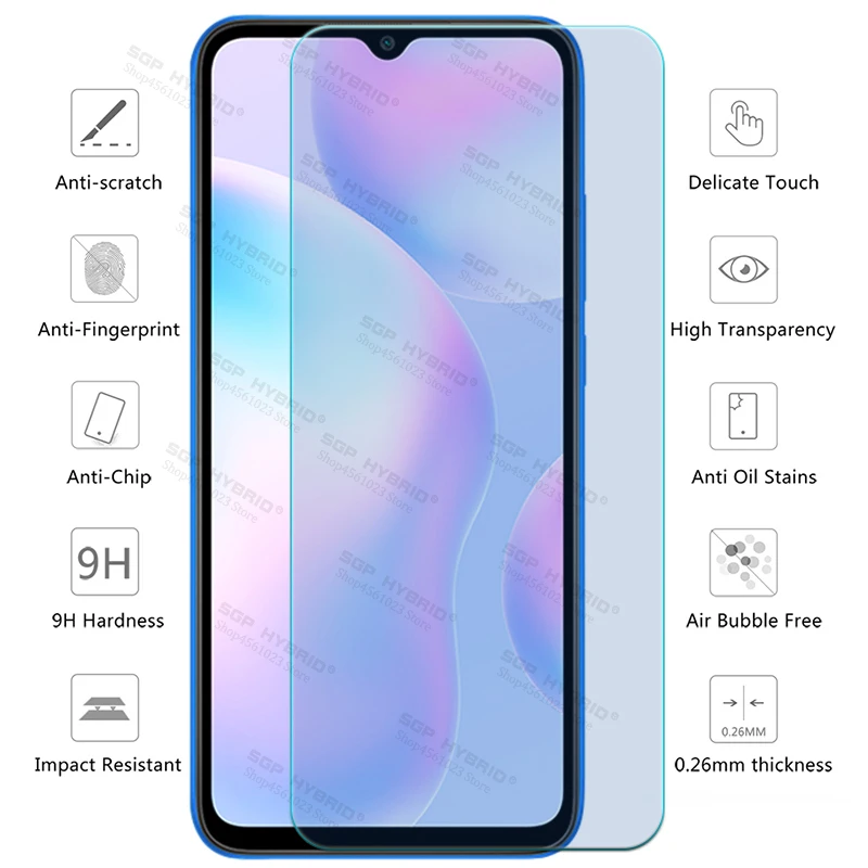 for redmi 9a glass protective for xiaomi readmi 9a 9c 9t screen protector redmi9a redmi9 a armored safety tempered glas 1 to 3 free global shipping