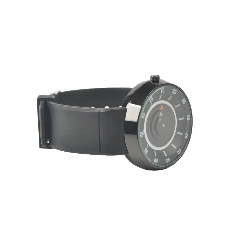 

Men Women Fashion Quartz Battery Powered Sports Round Case Gift Arabic Numerals Digital No Pointer Casual Wrist Watch