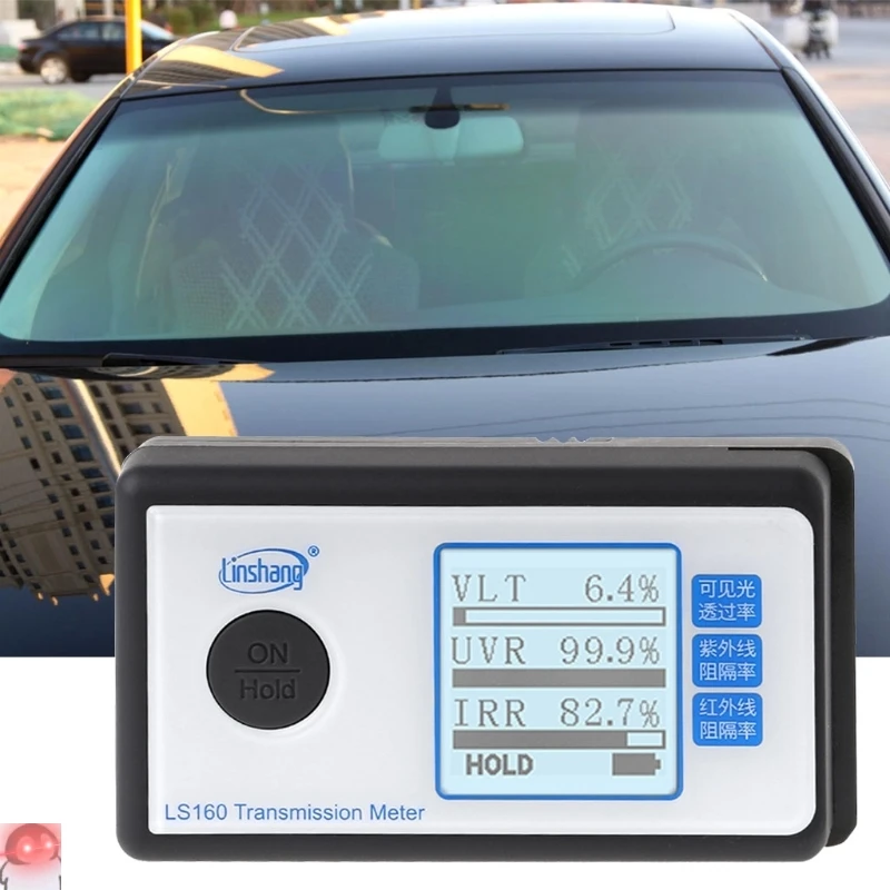 OOTDTY LS160 Портативный пленка для защиты от солнца Трансмиссия метр Тесты оконная