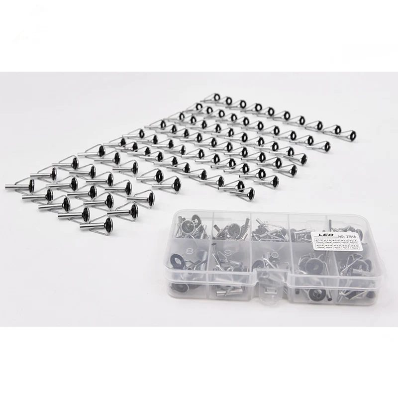 80 шт. направляющие наконечники для удочек Набор ремонта набор DIY Eye 8 видов