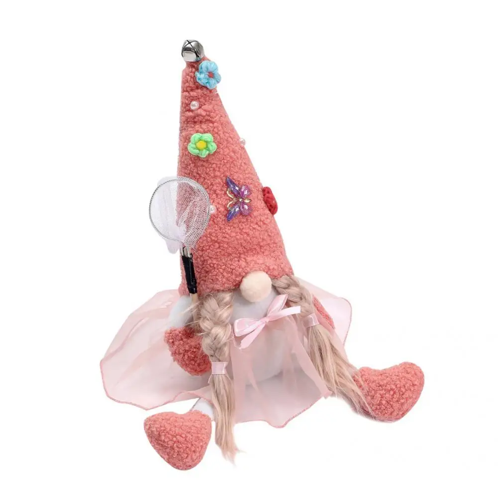 

Practical Good Faceless Gnome Santa Doll Portable Dwarf Toy Eye-catching for Home