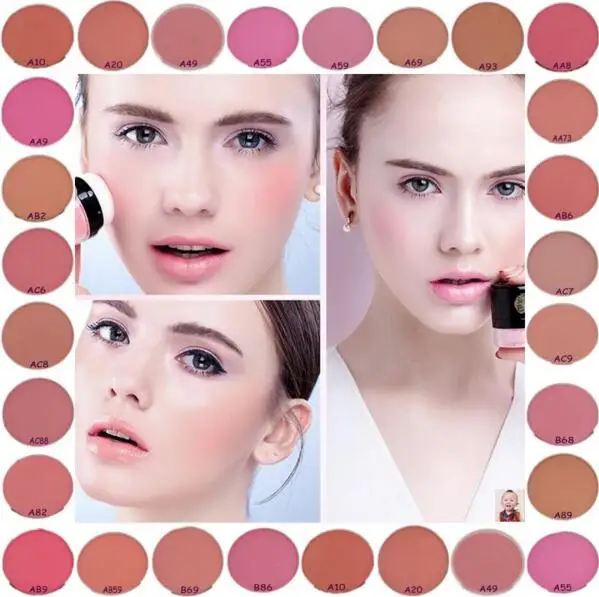 Макияж 24 цвета 6 г пигмент для лица Румяна Пудра бронзер Cosmestics профессиональная