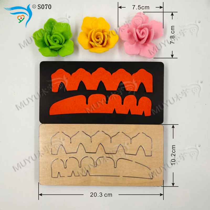 Flower-S070 стальные деревянные штампы для скрапбукинга Толщина/15,8 мм/