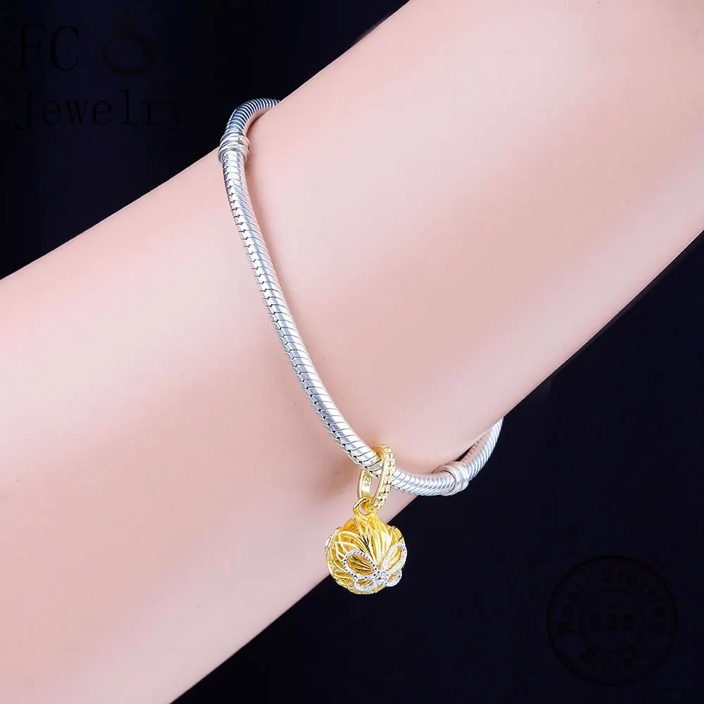 FC ювелирные изделия подходят оригинальные Pandora шармы браслет 925 Стерлинговое