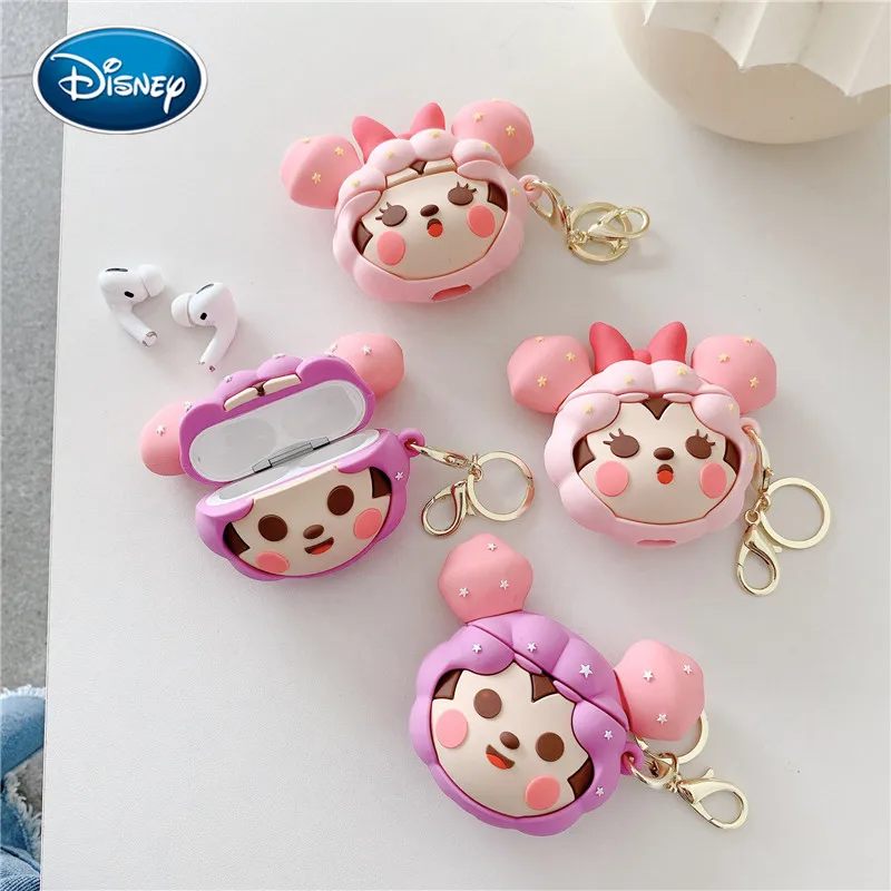 

Mickey Minnie airpods pro protective cover cartoon cute apple 1/2 generation wireless headset cover applicable