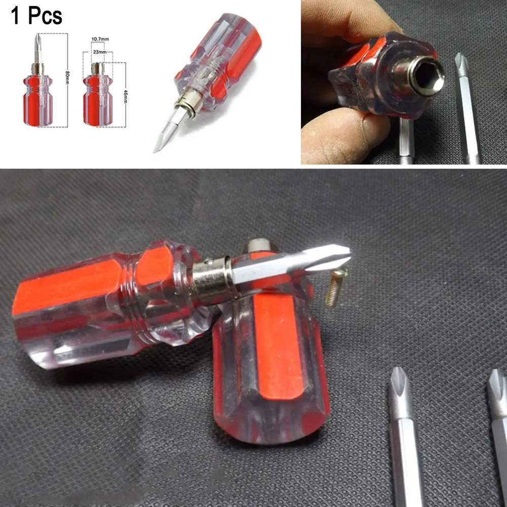 

Interchangeable Mini Durable Home Manual High Hardness Portable Bidirectional 2inch Tools DIY Screwdriver