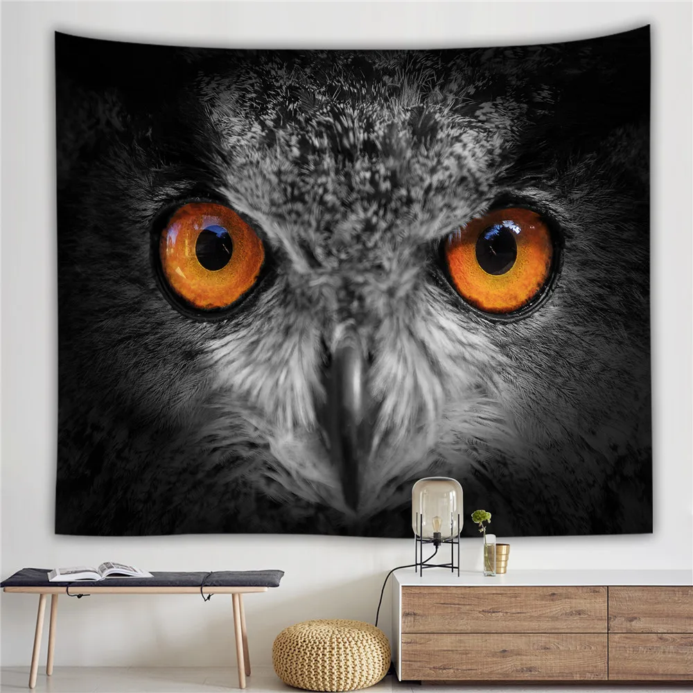 Owl Tapestry Indian Mandala Bohemian Tapestry Wall Tapestry Wall Hanging Pared Mandala Wall Hanging