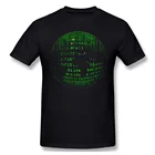 The Matrix Neo научно-Фантастические футболки для экшн-фильма для мужчин с матрицей Mo Мужская футболка забавная хлопковая Футболка с круглым вырезом 2020