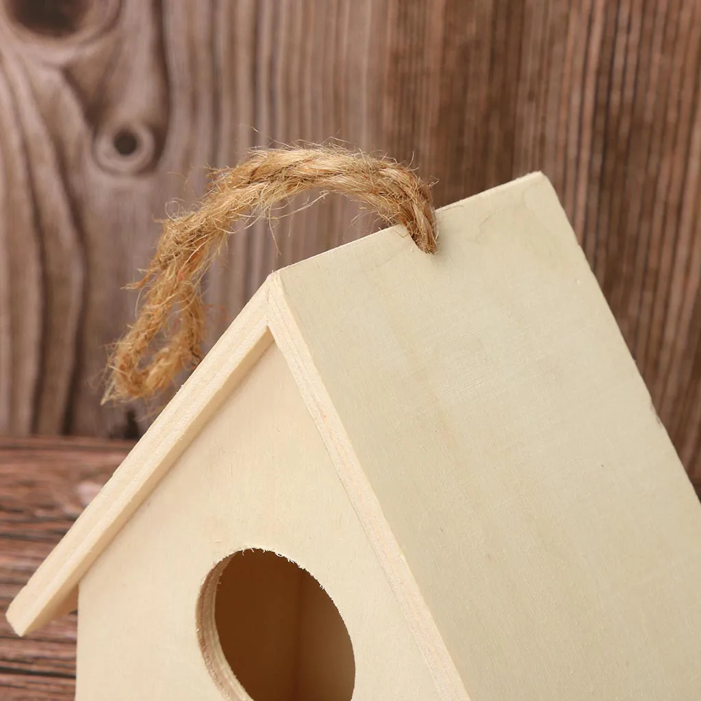 Nest Dox House Bird Box Wooden Cage Home Yard Decoration Birds Egg Container Breeding | Дом и сад
