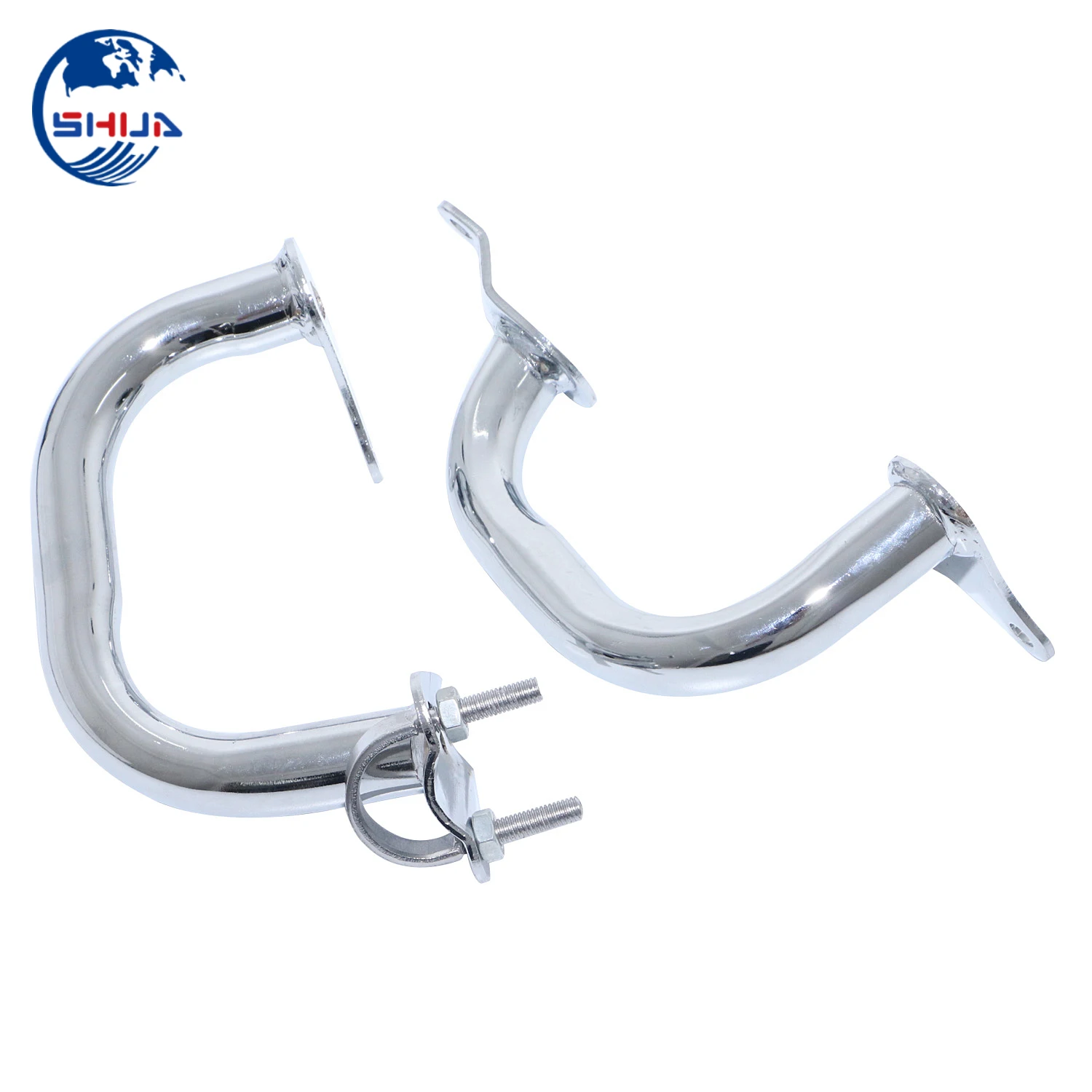 Chrome L/R Crash Bars Engine Guard Rail Motor Fence Bumper Front Side Protector For Honda Nighthawk CB750 1993 - 2011 | Автомобили и