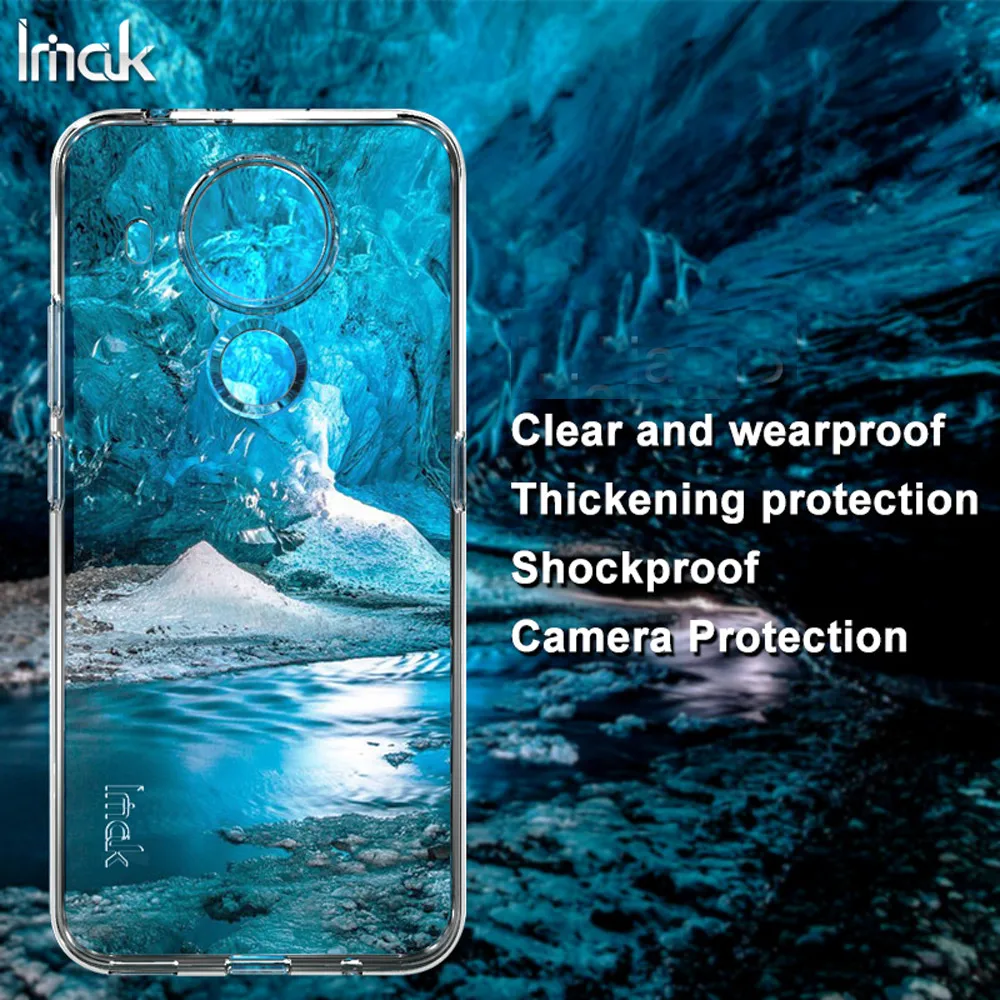 Прозрачный чехол IMAK из ТПУ для Nokia 5 4 мягкий силиконовый