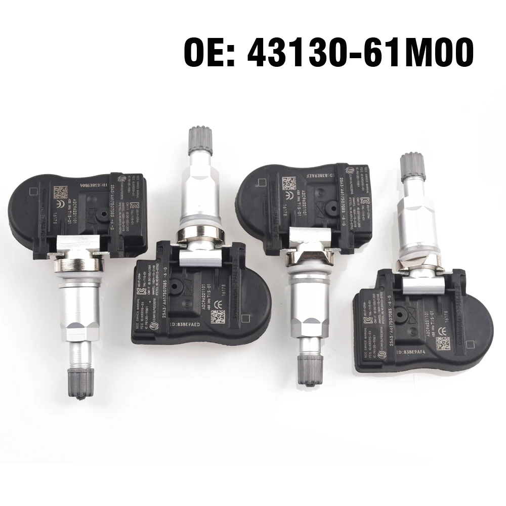 4 PCS Car Tire Pressure Monitor Sensor TPMS for Suzuki Alto Carry Van Ignis Swift Sport Vitara | Автомобили и мотоциклы