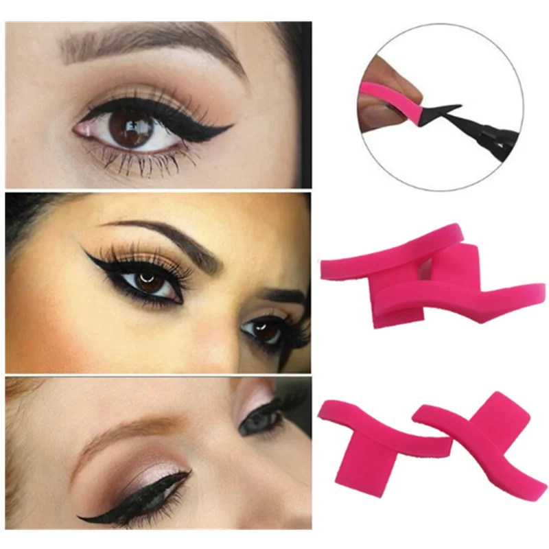 2 шт подводка для глаз печать штемпели легко носить крыла жидкие подводки