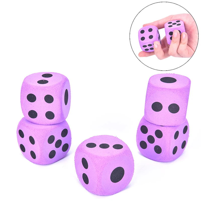 

3.8mm Specialty Giant Eva Foam Playing Dice Block Party Toy Game Prize For Children's Playing Dice Kid Educational Toys