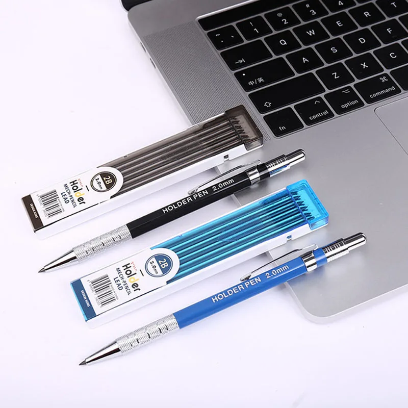 Высококачественный металлический автоматический механический карандаш 2 0 мм 2B