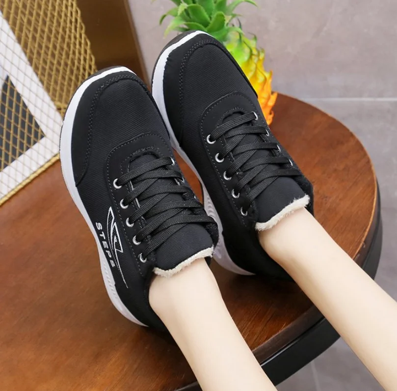 High Quality New Women Winter Warm Sneakers Casual Shoes Women Fashion Breathable Running Flat shoes
