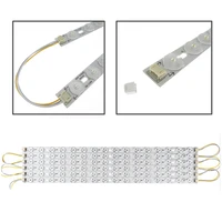 5 20pcs three color 2835 led tube ceiling light module 4w 6w 8w led bar lights ceiling lamp for remoulding old led tube source