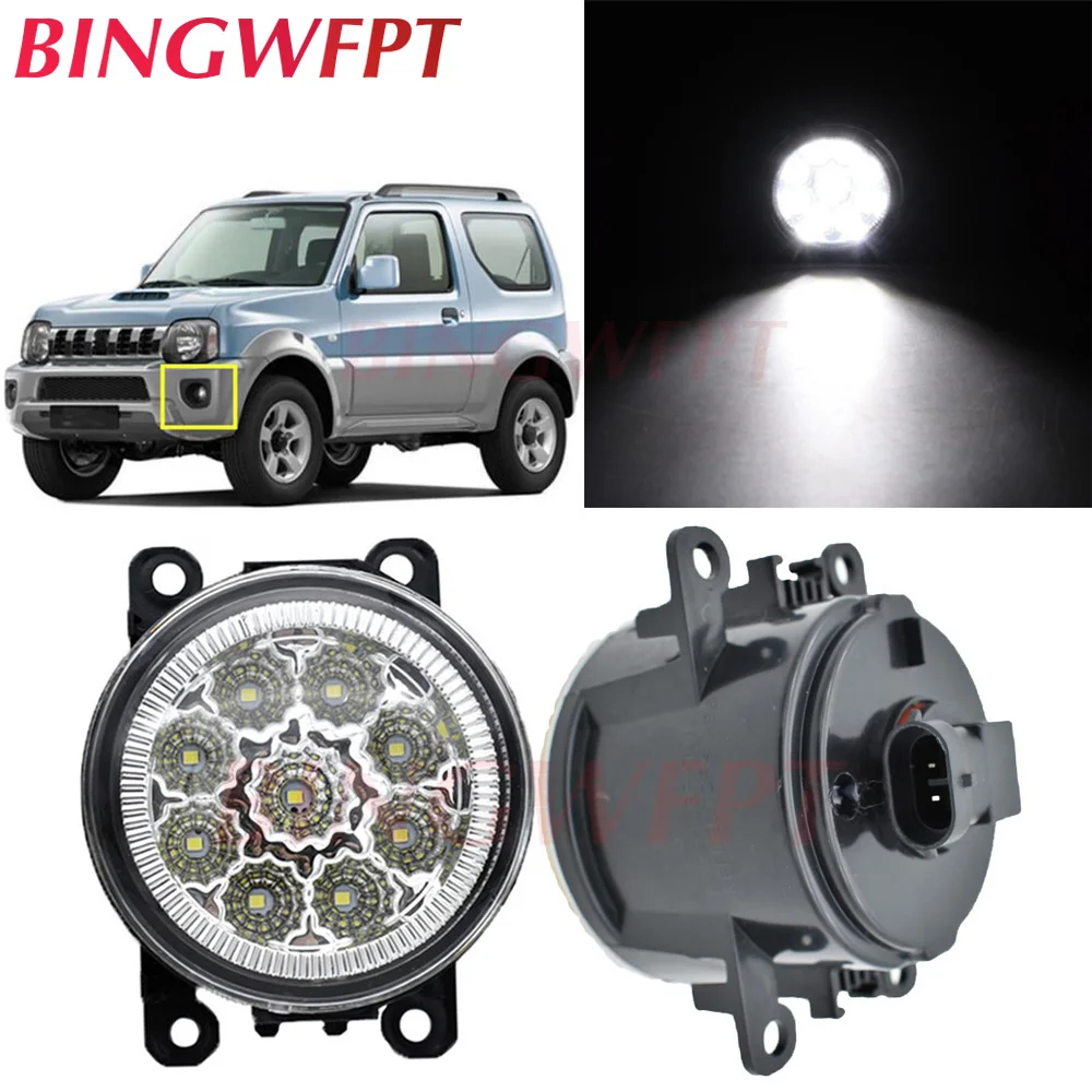 2 шт. светодиодный льные светодиодные противотуманные фары H11 для SUZUKI JIMNY FJ 1998 2015
