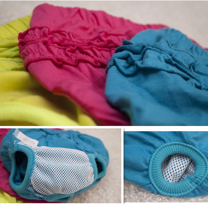 

NEW Dog Diaper Physiological Pants Sanitary Washable Female Dog Panties Shorts Underwear Briefs For Dogs