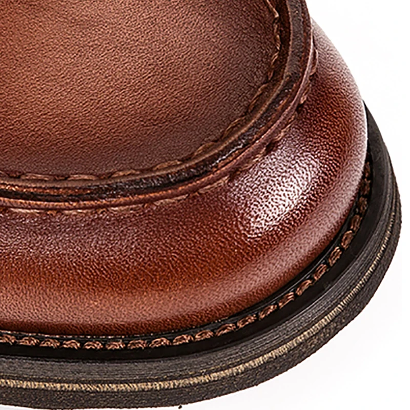 2020 Free Shippping Handmade Men's Casual Leather Shoes Mens Loafers Slip On Moccasins Flats Brown Dress 618-9 | Обувь