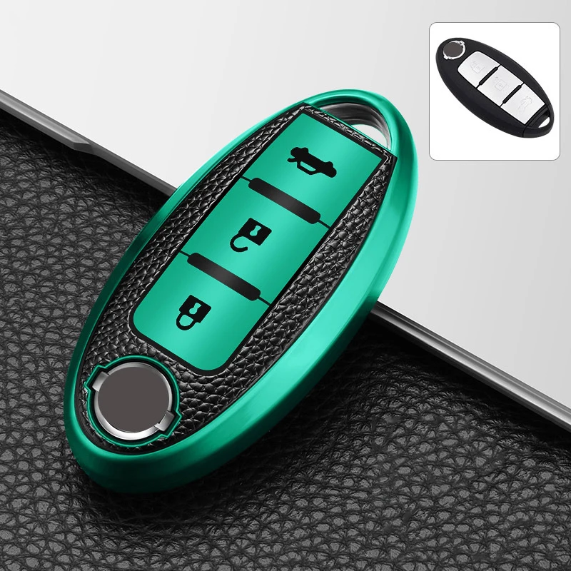 3/4 Button TPU Car Remote Key Case Full Cover for Nissan Qashqai Juke J10 J11 X-Trail T32 T31 Kicks Tiida Pathfinder Note MAXIMA