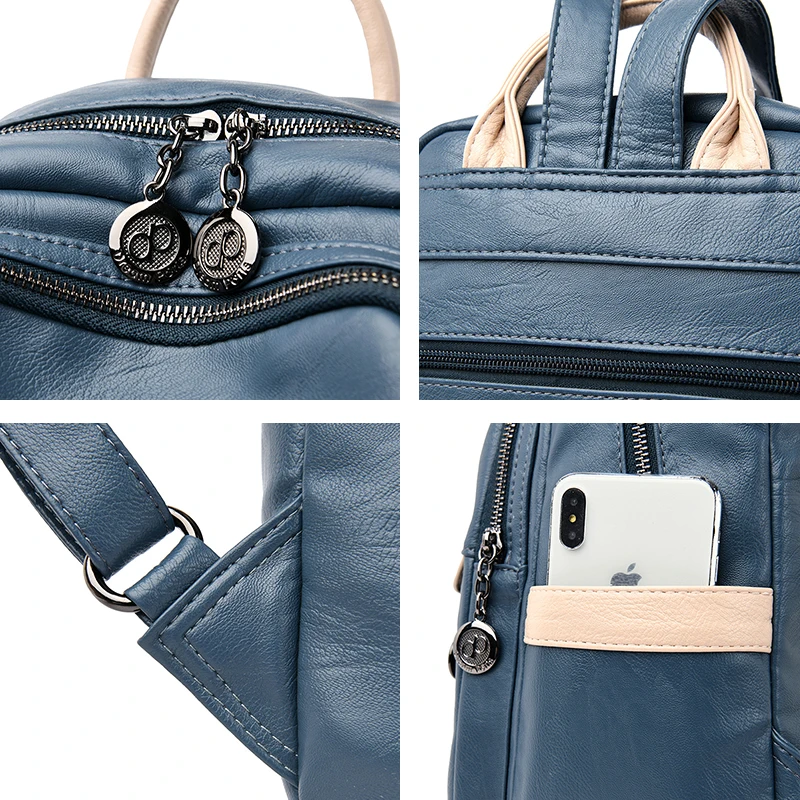 

2021 Anti-theft Women Backpacks High Quality Women Bags Hot Fashion Ladies Backpack Girls School Bag Popular Luxurious Bagpack