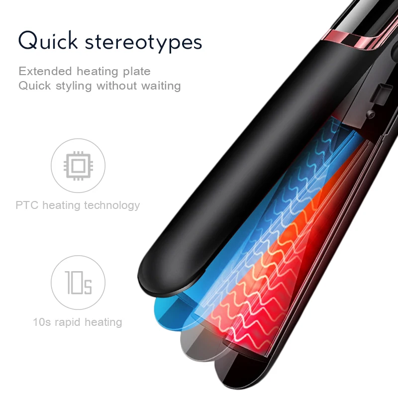 

Professional Hair Straightener Women Tourmaline Ceramics Hair Flat Iron Electric Straight Hair Curling Iron Hair Styling Tools