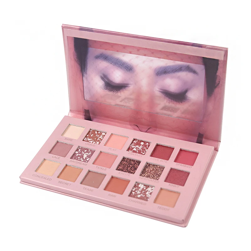 18 цветов Палетка теней для век водостойкая Дымчатая палитра матовая пудра