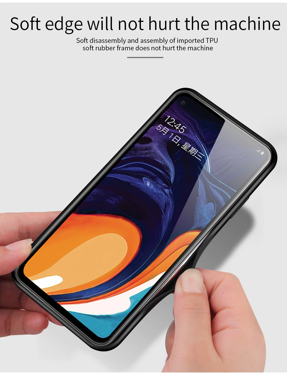 Для samsung A50 Стекло чехол закаленное Мягкий силиконовый чехол Крышка Мрамор принтом галактика A20E A10E A70 A60 A40 A30 A20 A10 Примечание 10 Pro
