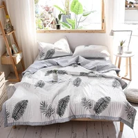 2022 summer new quilt washed cottonsoft sanding summer air conditioning quilt office nap blanket twin king size duvet queenquilt
