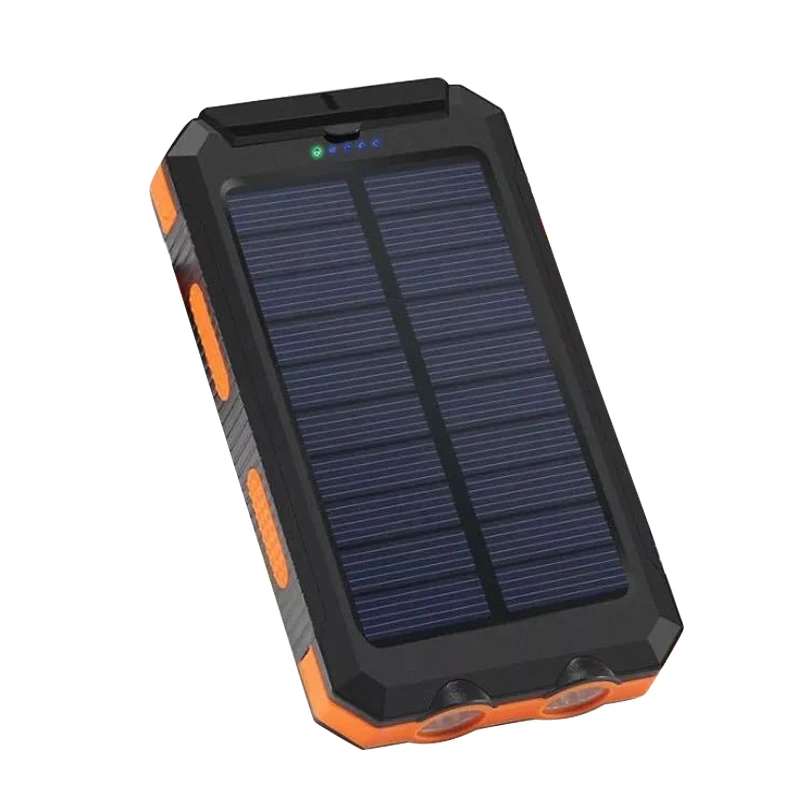 Orange Водонепроницаемый светодиодный аккумулятор 50000 мА/ч с двумя портами usb+ без аккумулятора, самодельный внешний аккумулятор, чехол для зарядного устройства - Цвет: Orange