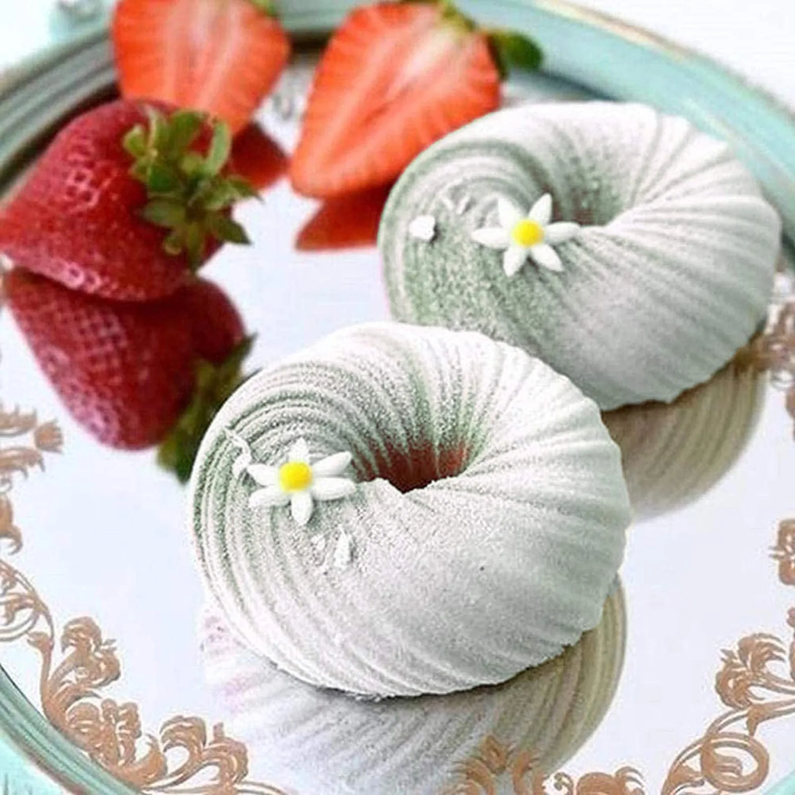 

DIY Spiral Cake Sphere Silicone Cake Chocolate Mold Kitchen Muffin Chocolate Cookie Baking Mould Pan Bakeware Pastry Mould