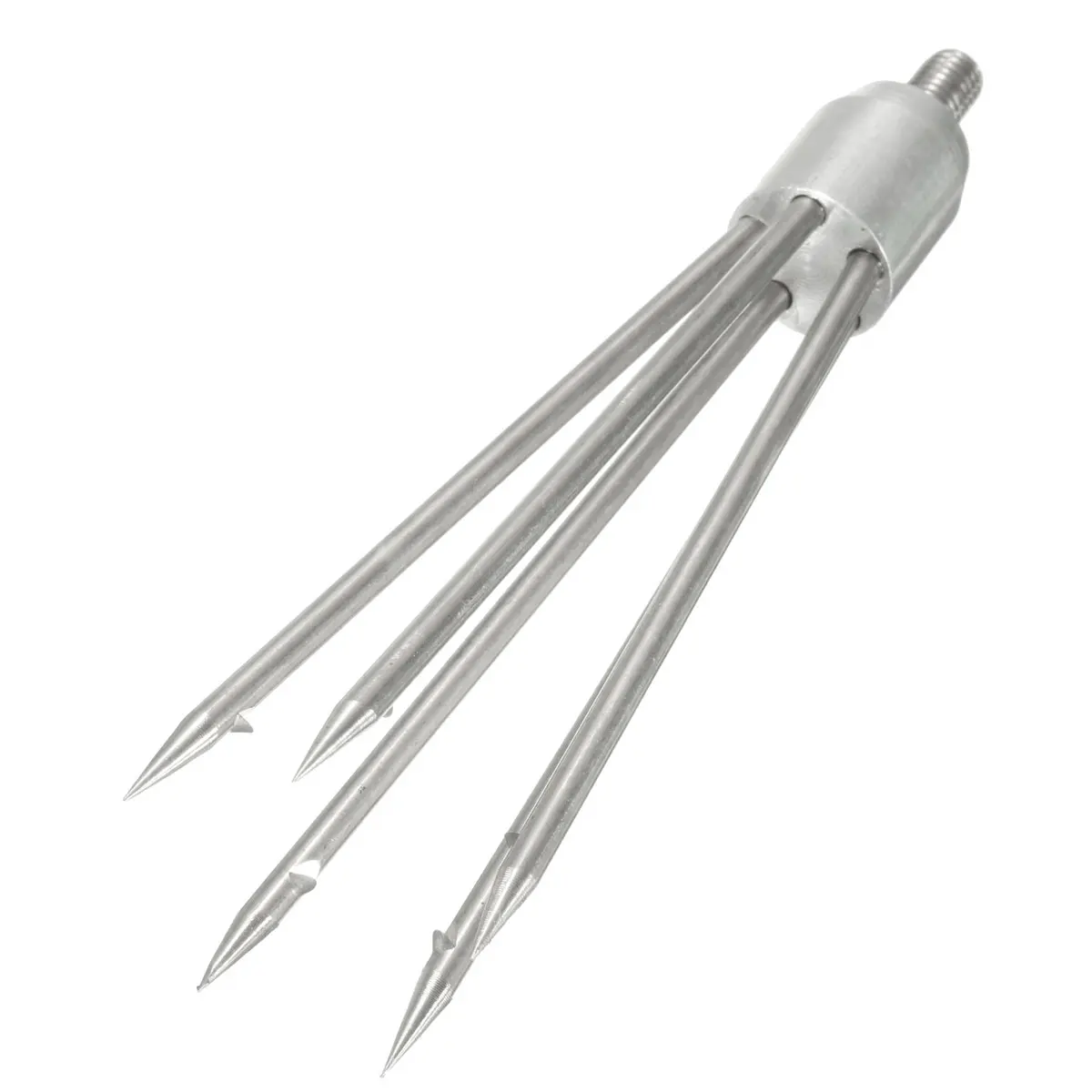 

5-Prong Fishing Fish Frog Eel Salmon Barbed Stainless Spear Gig M8 Long Nut